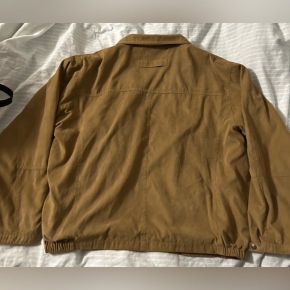 Weatherproof Mens Jacket Brown Full Zip Pockets Collar Lined XXL - Picture 12 of 12